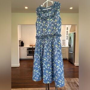 Creamie Blue Floral Dress